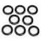 Dritz® Home 1.5" Textured Black Round Curtain Grommets, 8 Sets